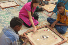 Anastasia-playing-carom